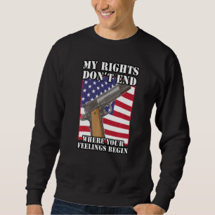 Sweatshirt 2e amendement Droits sur les armes à feu Pro Gun