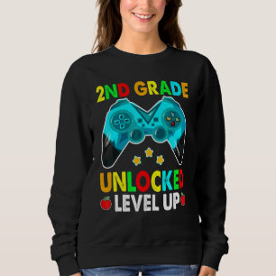 Sweatshirt 2e année débloquée Niveau supérieur avec manette d