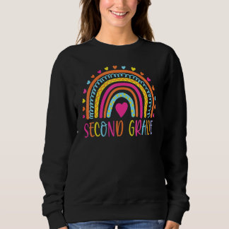 Sweatshirt 2e année Rainbow Girls Boy Teacher Team 2e Gr