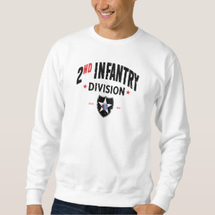 Sweatshirt 2e division d'infanterie "Indianhead" en détresse