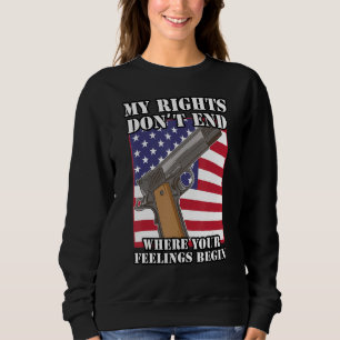 Sweatshirt 2ème amendement Droits sur les armes à feu 1