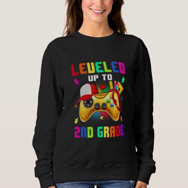 Sweatshirt 2Nd Grade Gamer First Day Of Third Grade Boys Back (Devant)