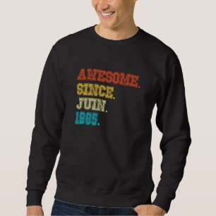 Sweatshirt 37e anniversaire Awesome depuis février 1985 37 An