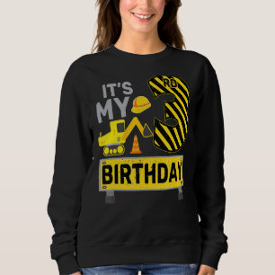 Sweatshirt 3 ans Garçon C'est mon 3e anniversaire Constructio