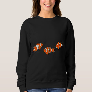 Sweatshirt 3 Poisson clownesque Anéonef 3 Orange White Fish C