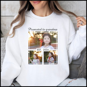 Sweatshirt 3Collage Photo Promu Grand-mère 2026