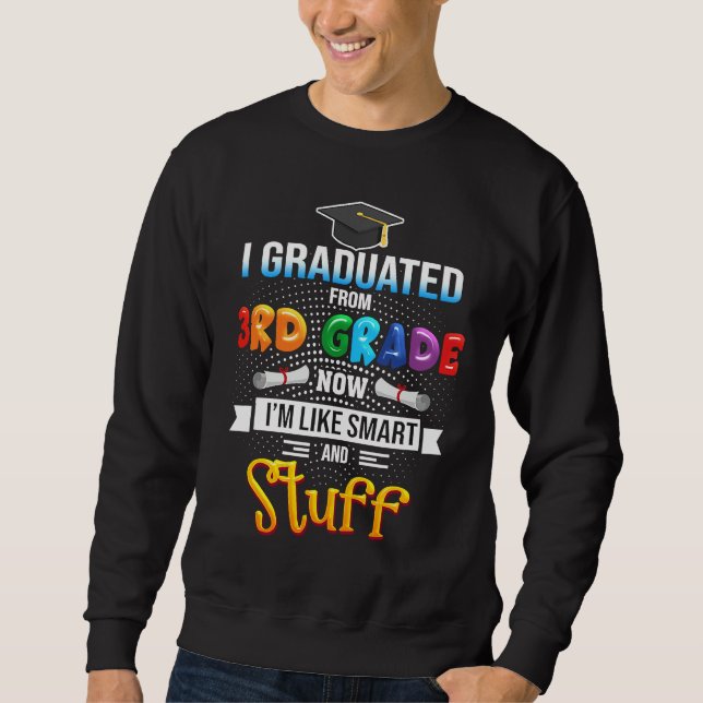Sweatshirt 3rd Grade Graduate 2021 Graduate Third Graduation (Devant)