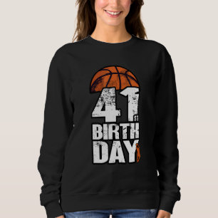 Sweatshirt 41 ans Basketball Vintage 41e anniversaire