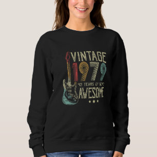Sweatshirt 43e anniversaire femmes hommes Vintage stupéfiant 