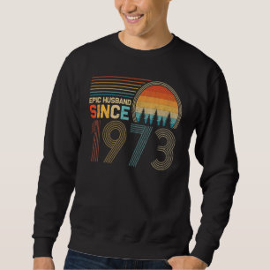 Sweatshirt 49e anniversaire du Mariage pour lui Epic Mari Sin