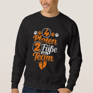 Sweatshirt 4 Balles 2 Pieds Une Équipe Porte Chien Motif