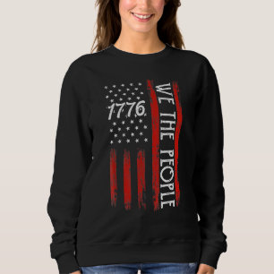 Sweatshirt 4 juillet 1776 Pour Hommes Nous Le Peuple Américai