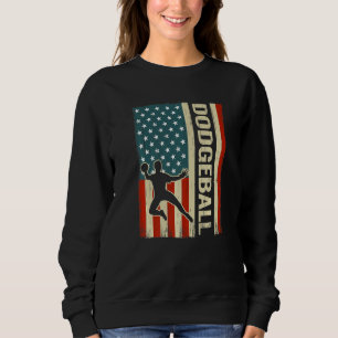 Sweatshirt 4 juillet Américain Drapeau Ball Sport hommes Gaga