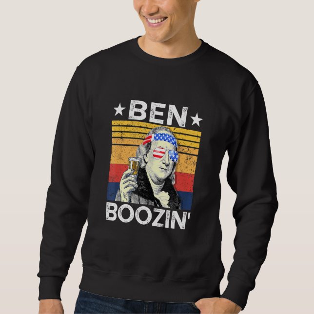 Sweatshirt 4 juillet Chemises Pour Hommes Ben Drankin Ben Fra (Devant)