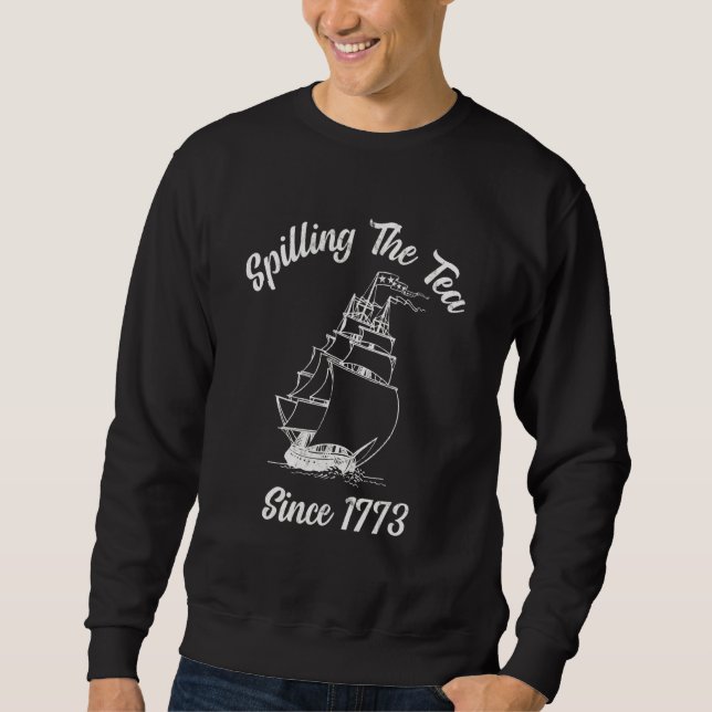 Sweatshirt 4 juillet Dévoiler Les Secrets 1773 Histoire Améri (Devant)