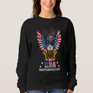 Sweatshirt 4 juillet Feu d'artifice Usa Fête de l'Indépendanc