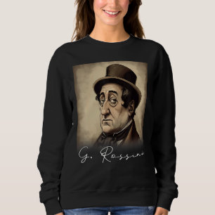 Sweatshirt 4 juillet Gioachino Rossini Drapeau américain Musi