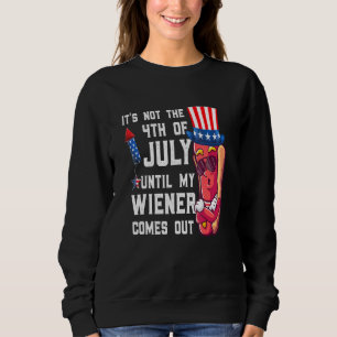 Sweatshirt 4 juillet Hot Dog Wiener Sortit Hommes Adulte Hu