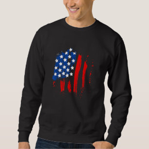 Sweatshirt 4 juillet Mens Chemises Graffiti 4 juillet Chemise