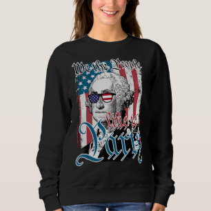 Sweatshirt 4 juillet Nous Les Gens Aimons Faire La Fête