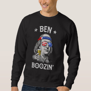 Sweatshirt 4 juillet Pour Hommes Ben Drankin Ben Franklin Boo