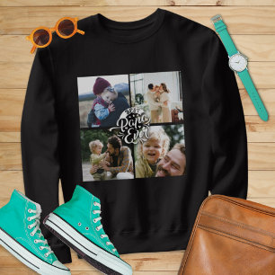 Sweatshirt 4 Photo Collage Fête des pères mémoire famille