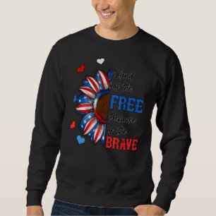 Sweatshirt 4th July Men Women Usa Independence Day Red Blue W