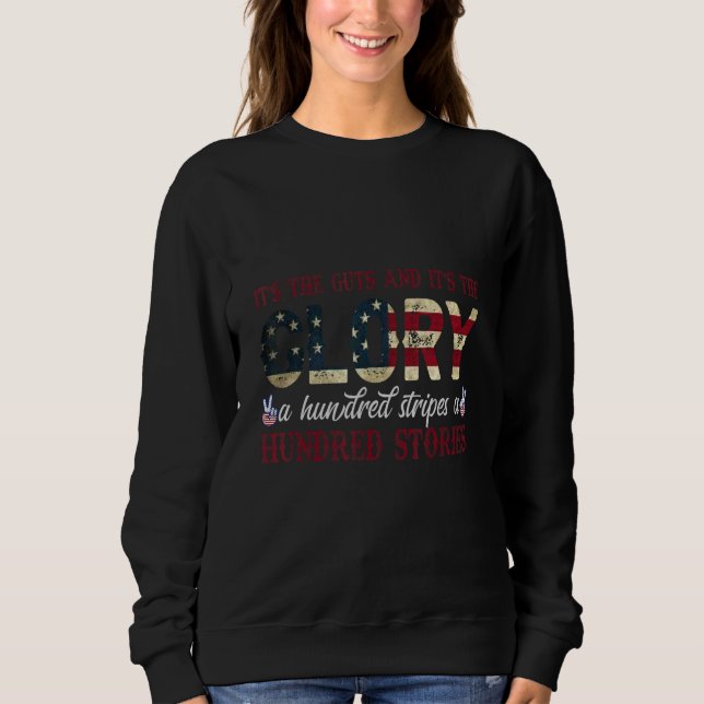 Sweatshirt 4th of July It's the guts and it's the glory (Devant)
