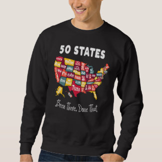 Sweatshirt 50 États Y Ont Fait Ce Souvenir Pour Hommes F