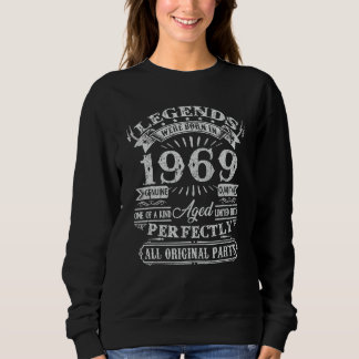 Sweatshirt 52 Ans Cadeaux Légende Né En 1969 52ème B