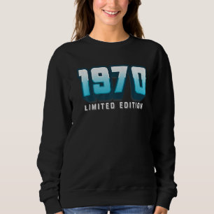 Sweatshirt 52e anniversaire Dames Mens 52 ans 1970 14