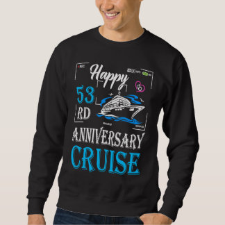 Sweatshirt 53rd Wedding Anniversary Happy 53rd Anniversary C