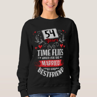 Sweatshirt 54 Ans Mariés Au Meilleur Ami 54ème Mariage Anniv