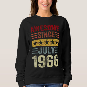 Sweatshirt 57 Anniversaire Awesome Depuis Juillet 1966 57e