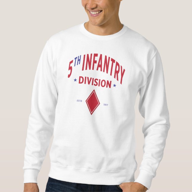 Sweatshirt 5e division d'infanterie - Militaire américain (Devant)
