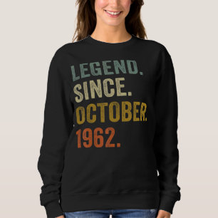 Sweatshirt 60 ans de légende depuis octobre 1962 60e naissanc
