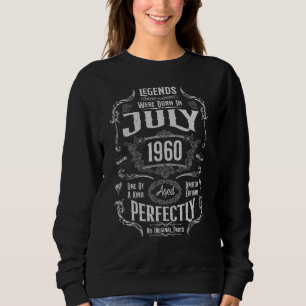 Sweatshirt 62E Anniversaire Légendes Sont Nées En Juillet 196