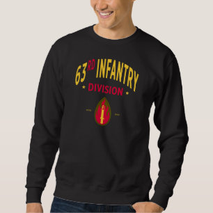 Sweatshirt 63e division d'infanterie - US Military
