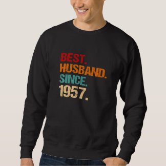 Sweatshirt 65e anniversaire de mariage Meilleur mari depuis 1