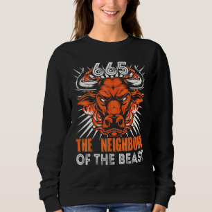 Sweatshirt 665 Le Voisin De La Bête Satanique Lucifer Occ