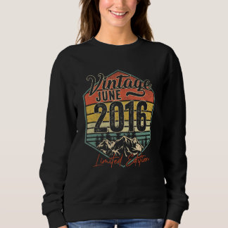 Sweatshirt 6 ans Vintage juin 2016