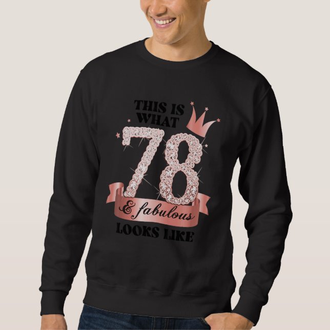 Sweatshirt 78 & Fabulous I Rose And White Party Group Candid  (Devant)