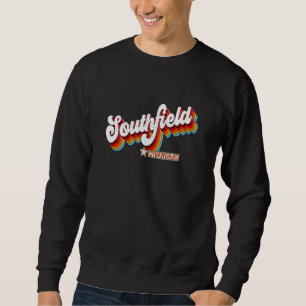 Sweatshirt 80s rétro Southfield Michigan Mi