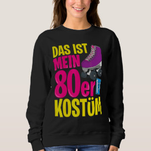 Sweatshirt 80s Thème de fête Costume de fête tenue de soirée