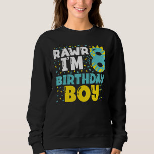 Sweatshirt 8 Ans 8e anniversaire garçon Dinosaur enfant bébé