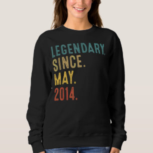 Sweatshirt 8 Ans Légende depuis mai 2014 8e anniversaire