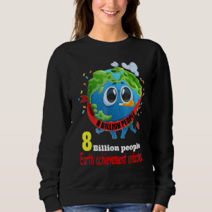 Sweatshirt 8 milliards de personnes sur terre 2022 3