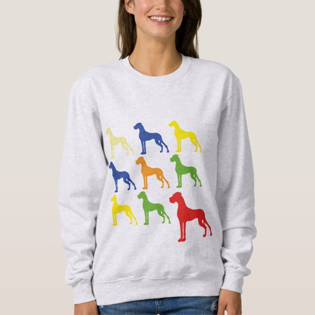 Sweatshirt 9 Great Dane / 6 couleurs T-shirt (Devant)