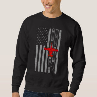 Sweatshirt A-10 Warthog Avion Drapeau Américain Piste A10 Thu
