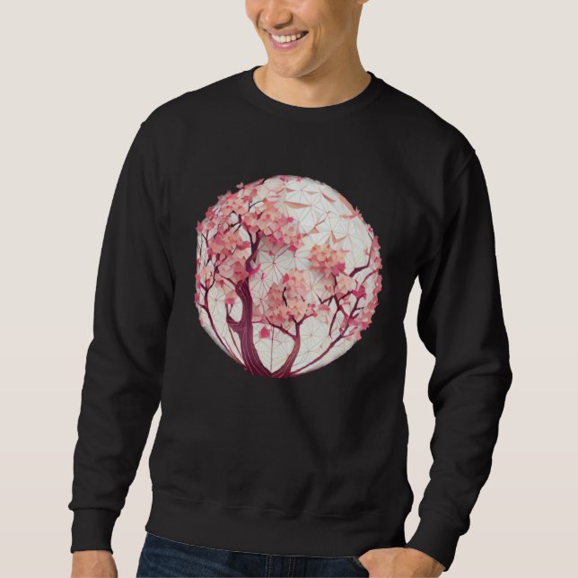 Sweatshirt A Blossoming Fashion Statement Cherry Blossom Sphe (Devant)